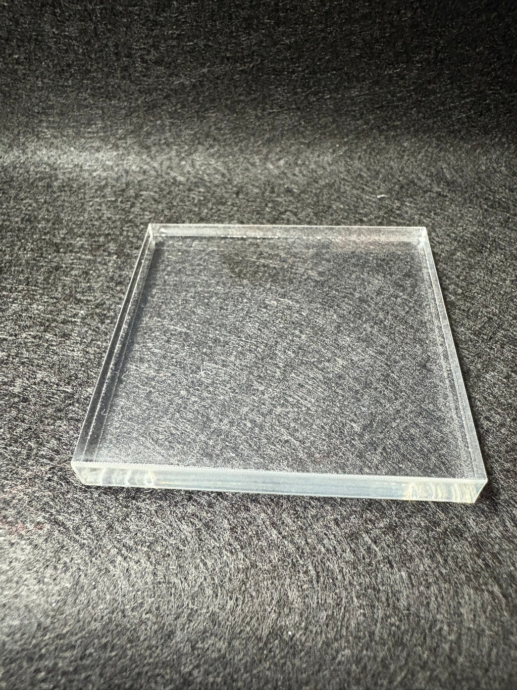 2"x2"x1/4" Acrylic base 10 pack