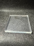 2"x2"x1/4" Acrylic base 10 pack