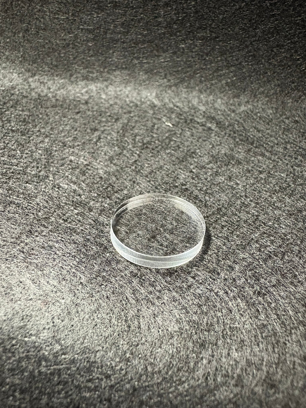 3/4" round Acrylic Base. 1/8" thick 10 pack