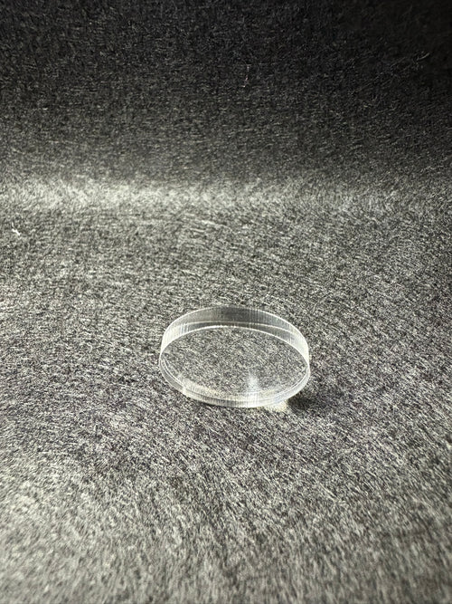 3/4" round Acrylic Base. 1/8" thick 10 pack
