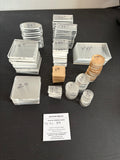 Acrylic Mineral Bases - 130pcs